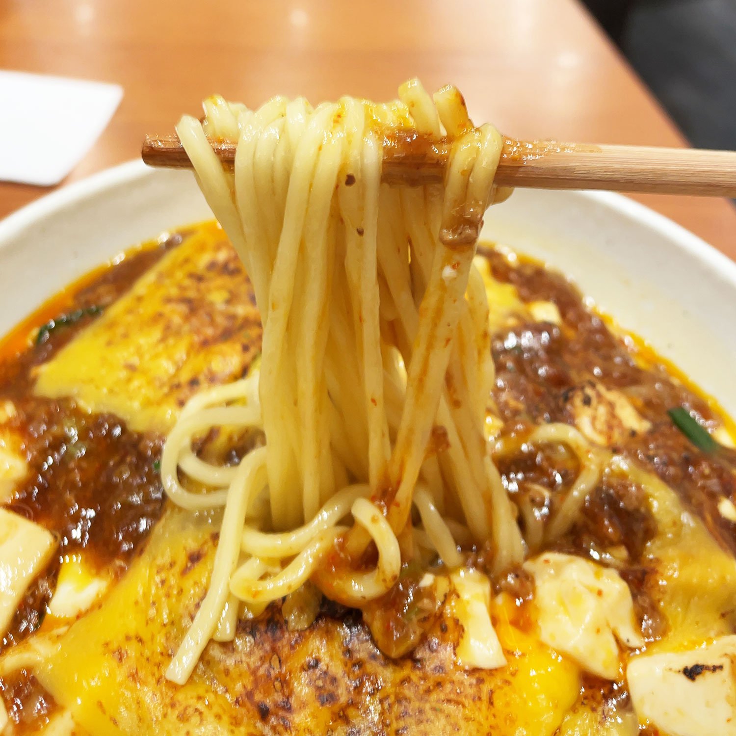 SHIBIRE-NOODLES 蝋燭屋 焼きチーズ麻婆麺