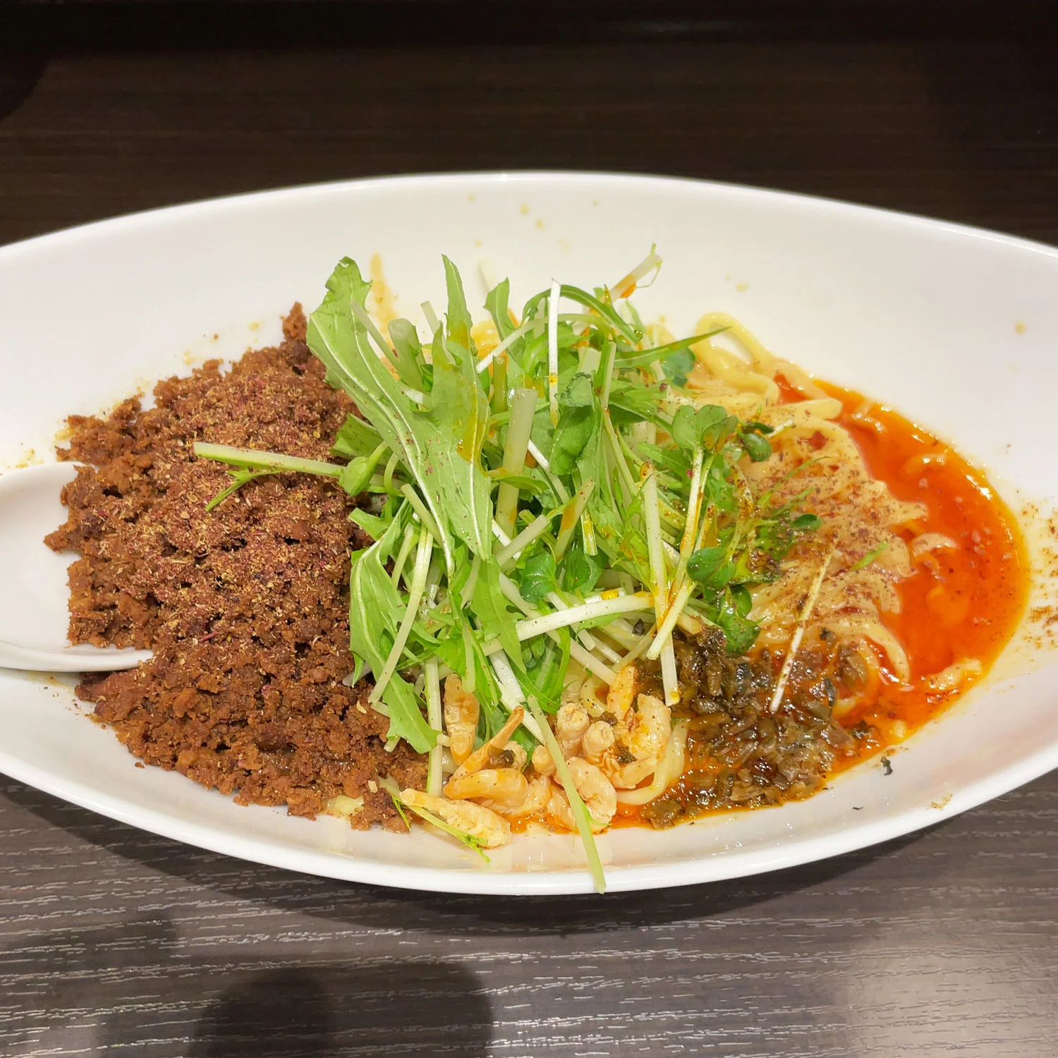 四川担担麺 阿吽 つゆ無し担担麺