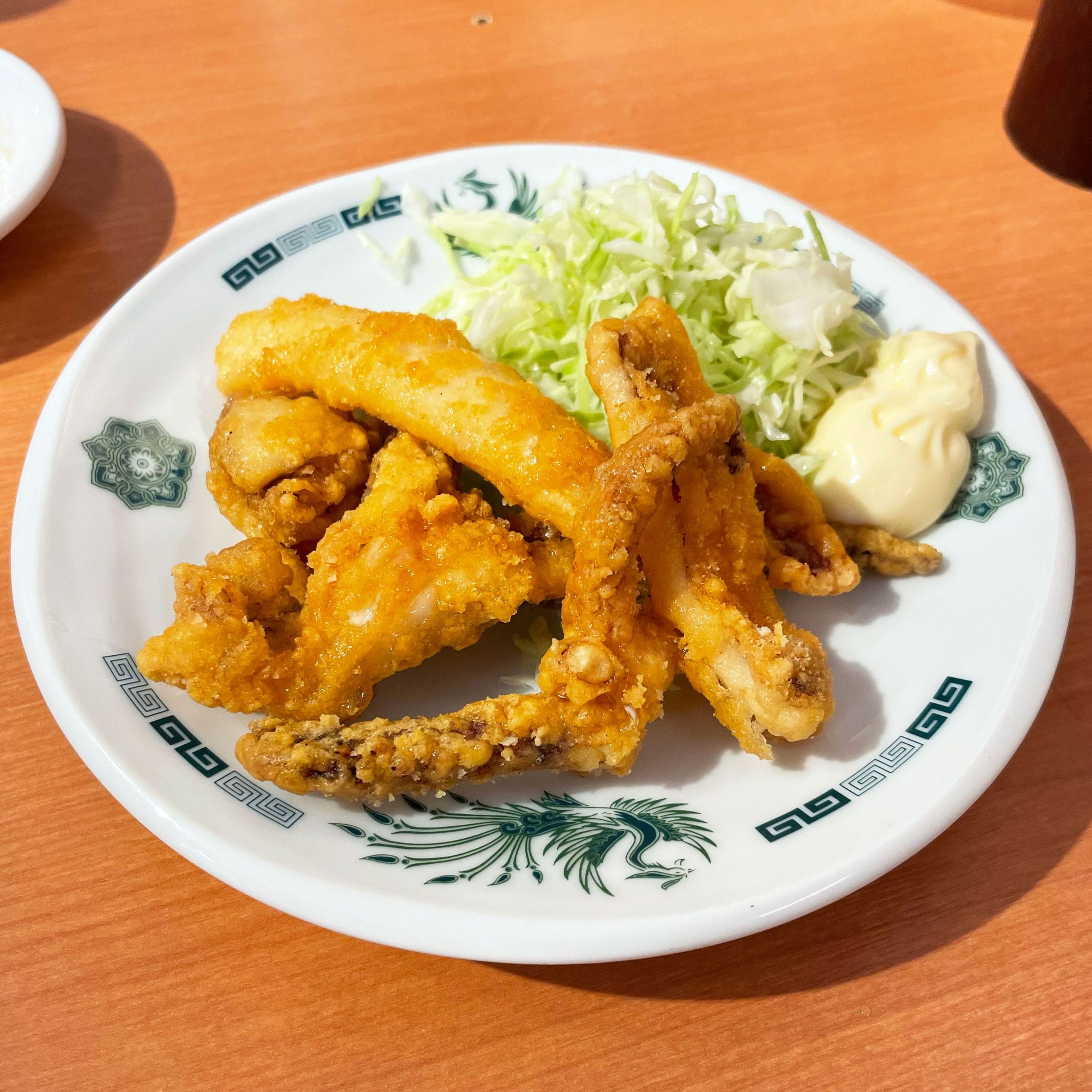 日高屋 おつまみ イカ揚げ