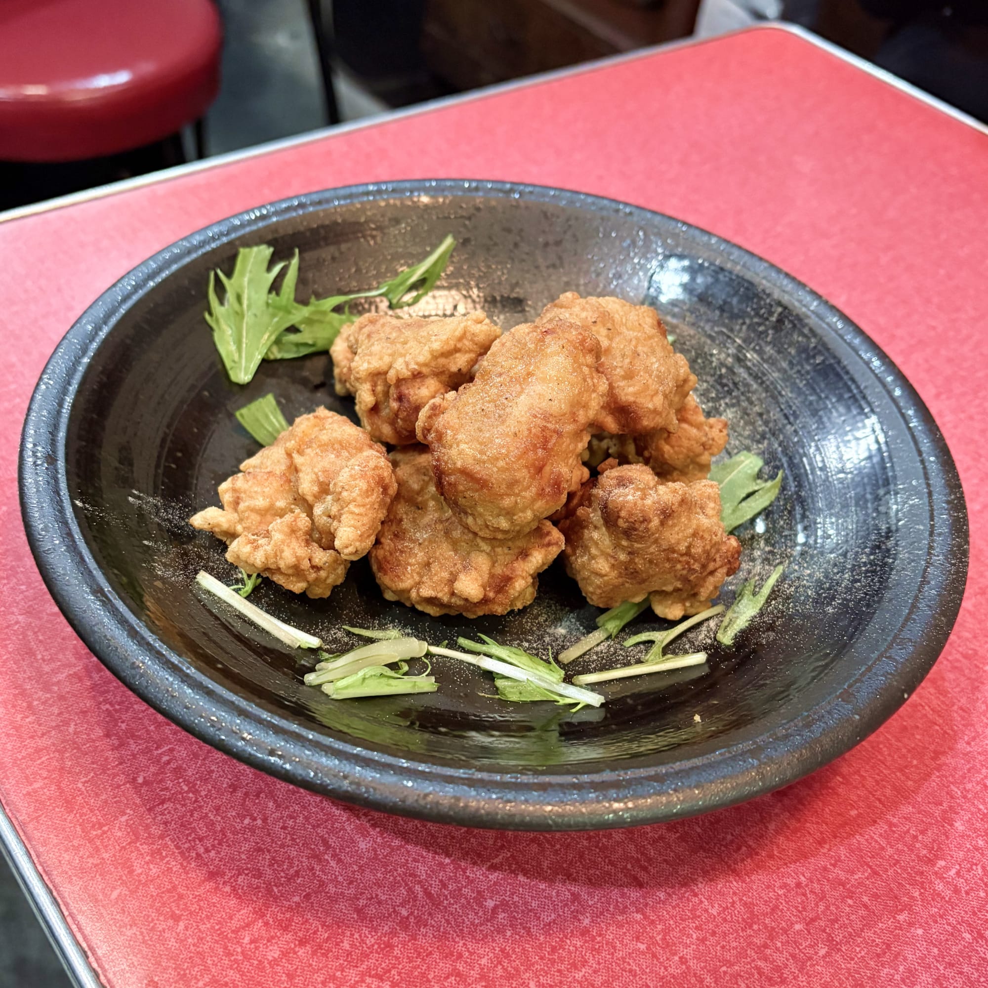 千駄木 毛家麺店 鶏の唐揚げ