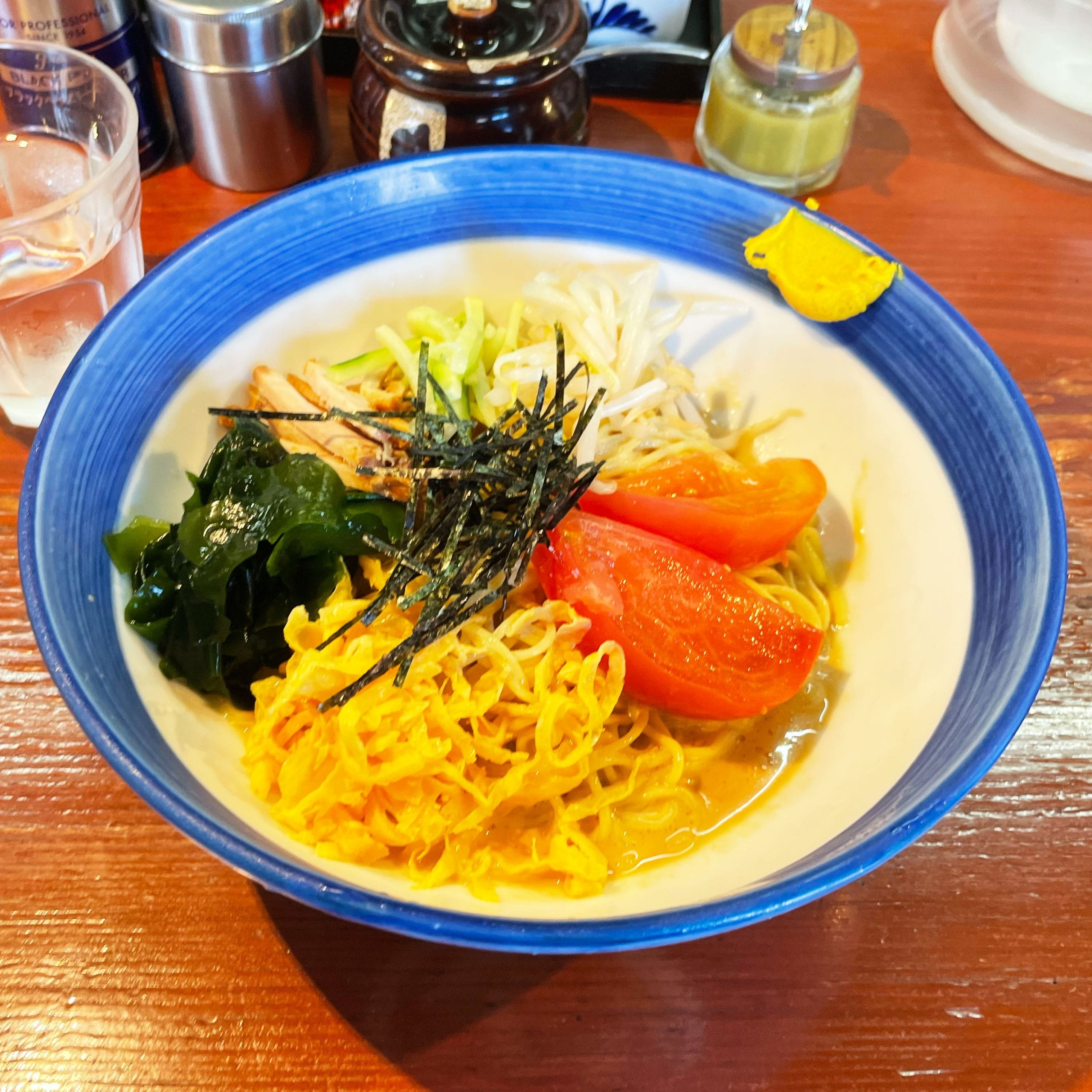 函館らーめん しお貫 しおかん 恵比寿 冷やし中華