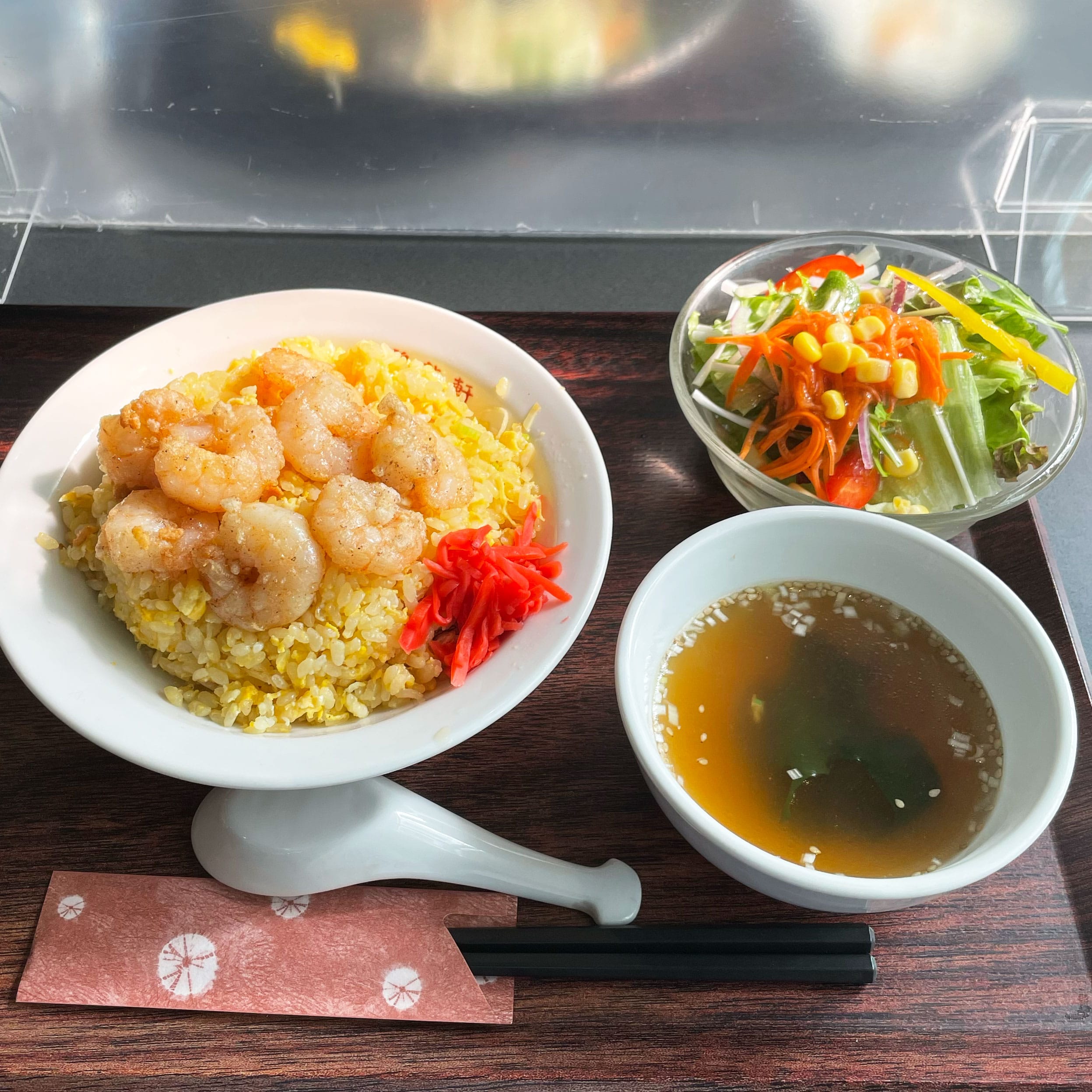 広尾 町中華 鶏龍軒 エビチャーハン
